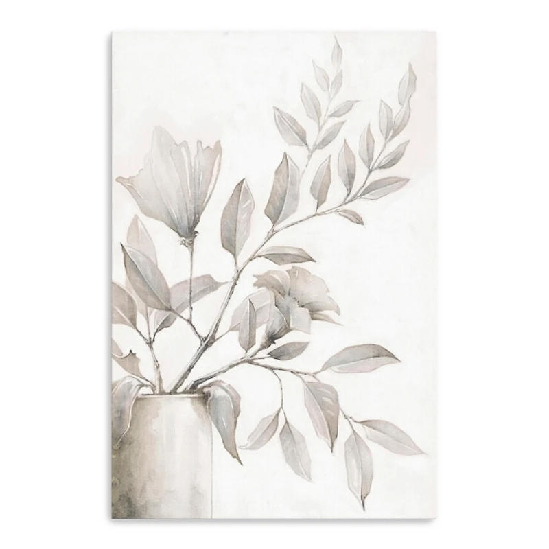 Neutral Potted Plant Canvas Art Print