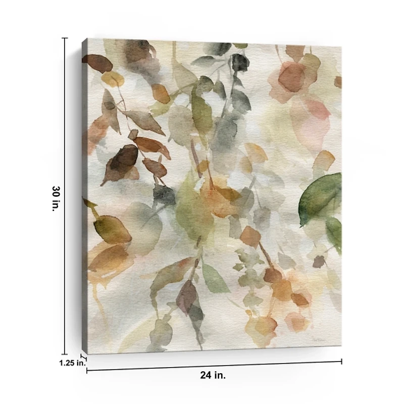 Cascading Nature II Canvas Art Print