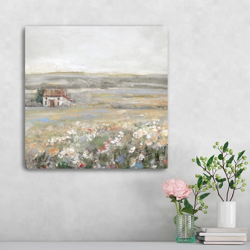 Soft Summer Meadow I Canvas Art Print, 20x20 in.