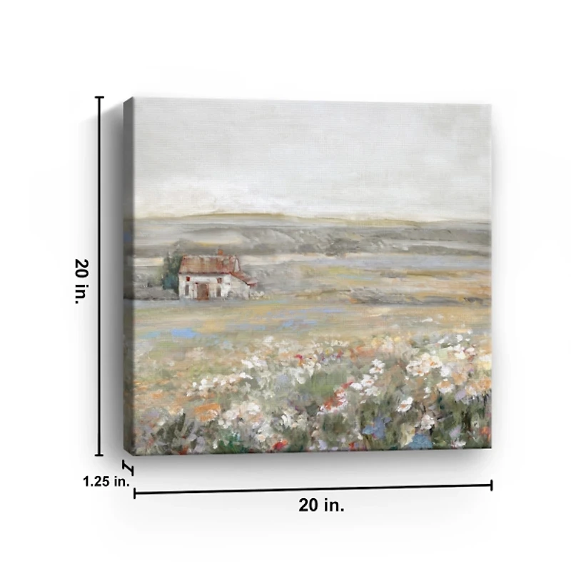 Soft Summer Meadow I Canvas Art Print, 20x20 in.