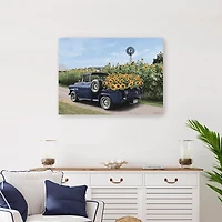 Sunflower Days Canvas Art Print, 32x24 in.
