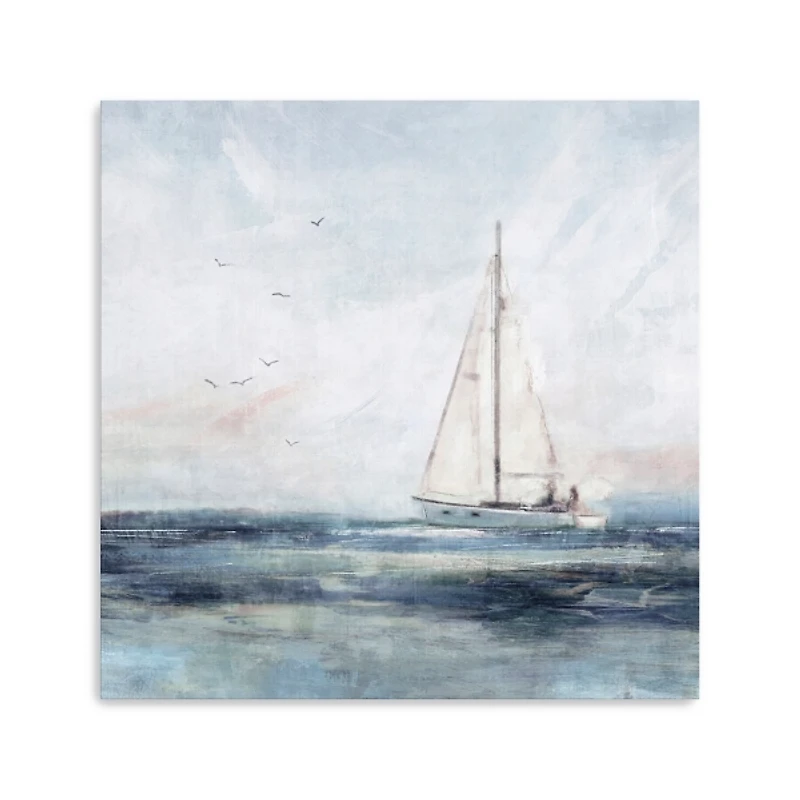 Blue Sailing I Canvas Art Print