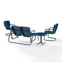 Navy Clamshell 4-pc. Outdoor Furniture Set