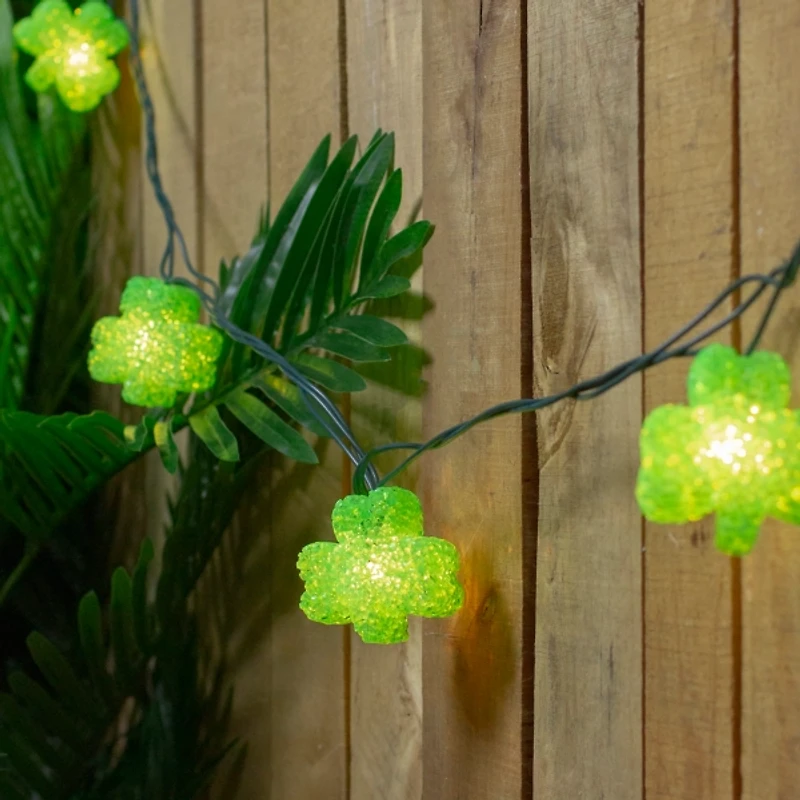 Green Shamrock String Lights