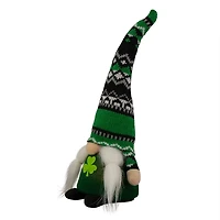 Pre-Lit St. Patrick's Day Girl Gnome Figurine