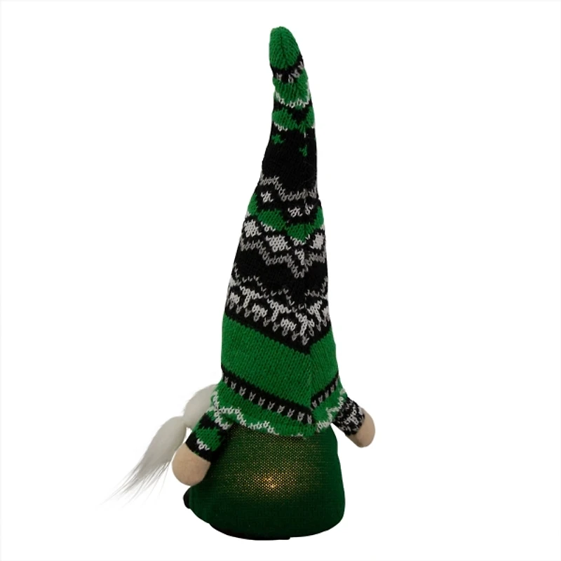 Pre-Lit St. Patrick's Day Girl Gnome Figurine