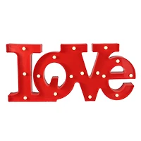 Red LED Love Marquee Sign