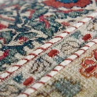 Vintage Prints Cotton Lumbar Pillow