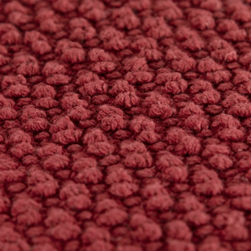 Burgundy Woven Nubby Pillow