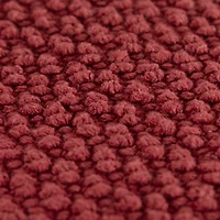 Burgundy Woven Nubby Pillow