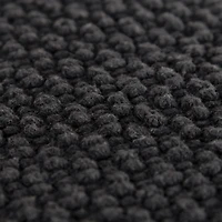 Black Woven Nubby Pillow