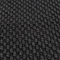 Black Woven Nubby Pillow