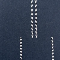 Blue and White Broken Stripes Pillow