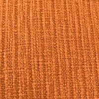 Pumpkin Orange Subtle Striped Oversized Pillow