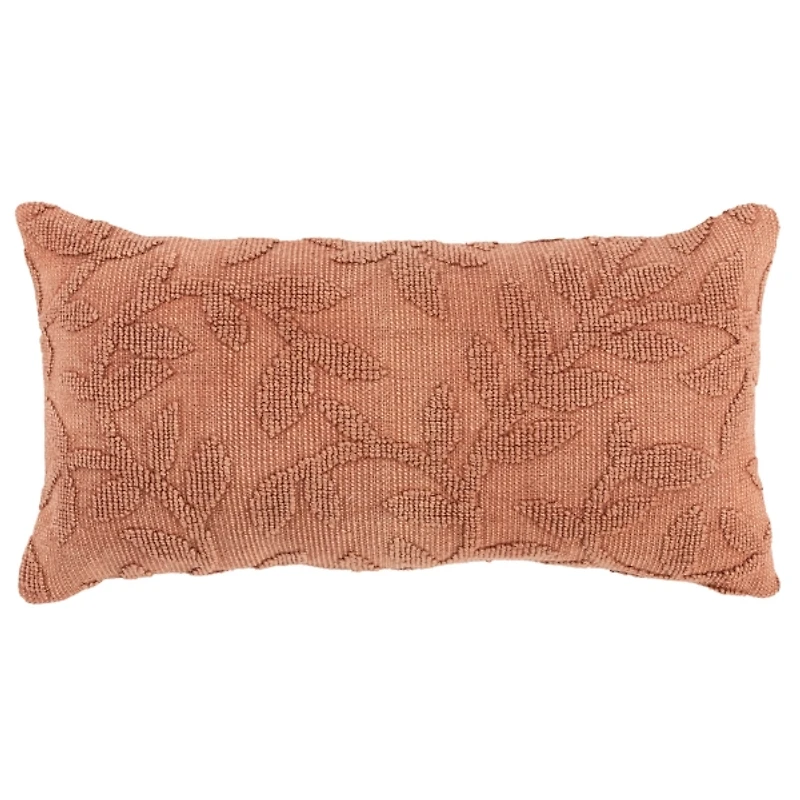 Terracotta Stonewash Botanical Pillow