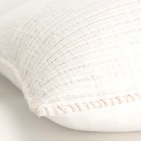 White Simple Texture Pillow