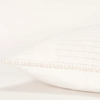 White Simple Texture Pillow