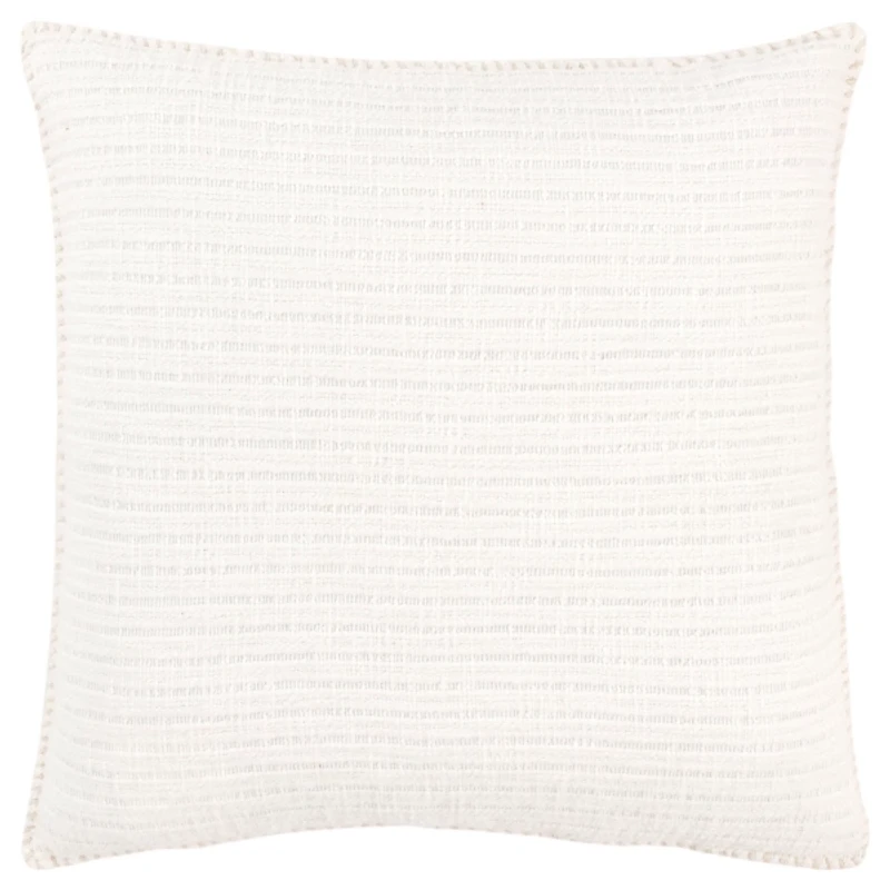 White Simple Texture Pillow