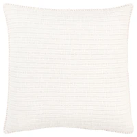 White Simple Texture Pillow