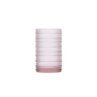 Fortessa Pink Bead Tall Glasses, Set of 6