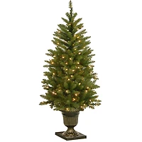 4 ft. Pre-Lit Dunhill Fir Potted Christmas Tree