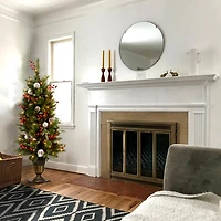 4 ft. Pre-Lit Pinecone and Berry Christmas Tree