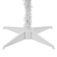 4 ft. Pre-Lit White Tinsel Christmas Tree