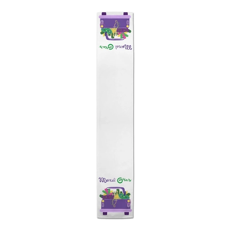 Mardi Gras Truck Table Runner, 72 in.