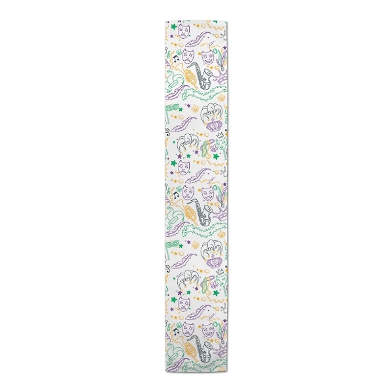 Mardi Gras Party Table Runner