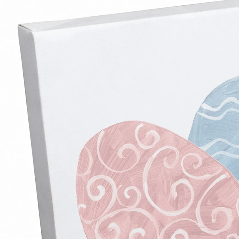 Personalized Monogram Egg Canvas Wall Plaque