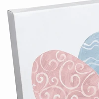 Personalized Monogram Egg Canvas Wall Plaque