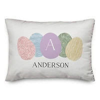 Personalized Monogram Egg Indoor/Outdoor Pillow