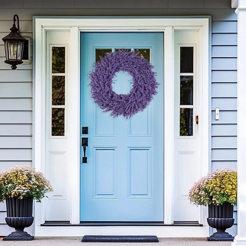 Purple Lavender Wreath