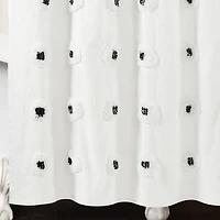 Boho Tufted Circles Shower Curtain
