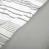 Gray Pintuck Stripe King 5-pc. Comforter Set