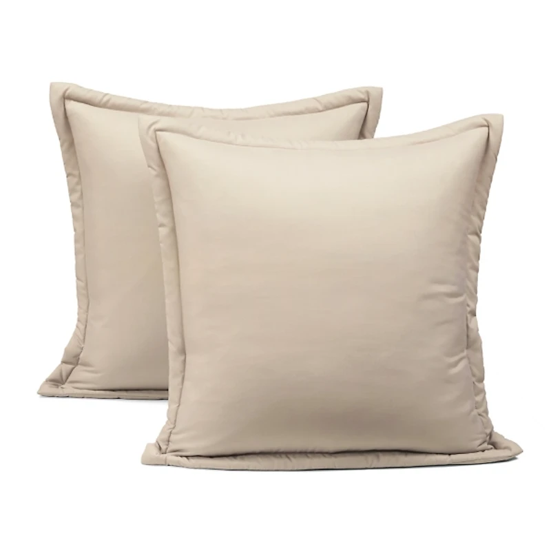 Tan Pintuck Stripe Full/Queen 5-pc. Comforter Set