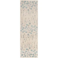 Ivory Floral Vine Runner, 2x7