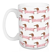 Love You This Much Dachshund Mugs, Set of 2