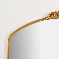 Gold Lana Half Arch Ornate Wall Mirror