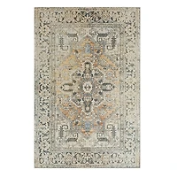 Ivory Wilcox Medallion Area Rug, 6x9
