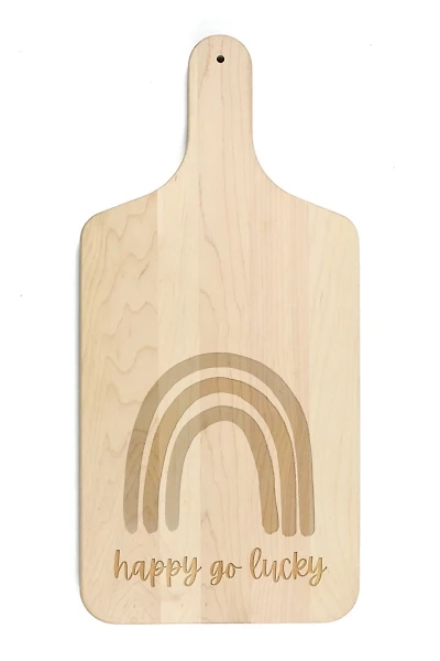 Light Brown Happy Go Lucky Cutting Board