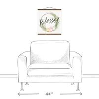 Blessed Egg Wreath Teak Hanging Canvas Art Print