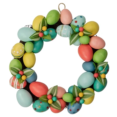 Multicolor Easter Eggs Wreath