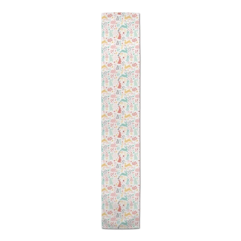 Pastel Easter Pattern Table Runner, 90 in.