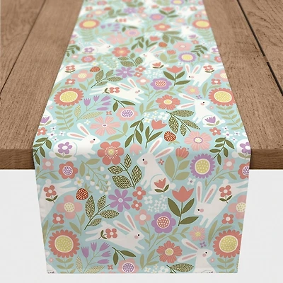 Bunnies and Blossoms Table Runner