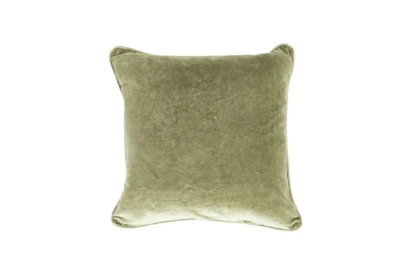 Moss Heirloom Velvet Pillow