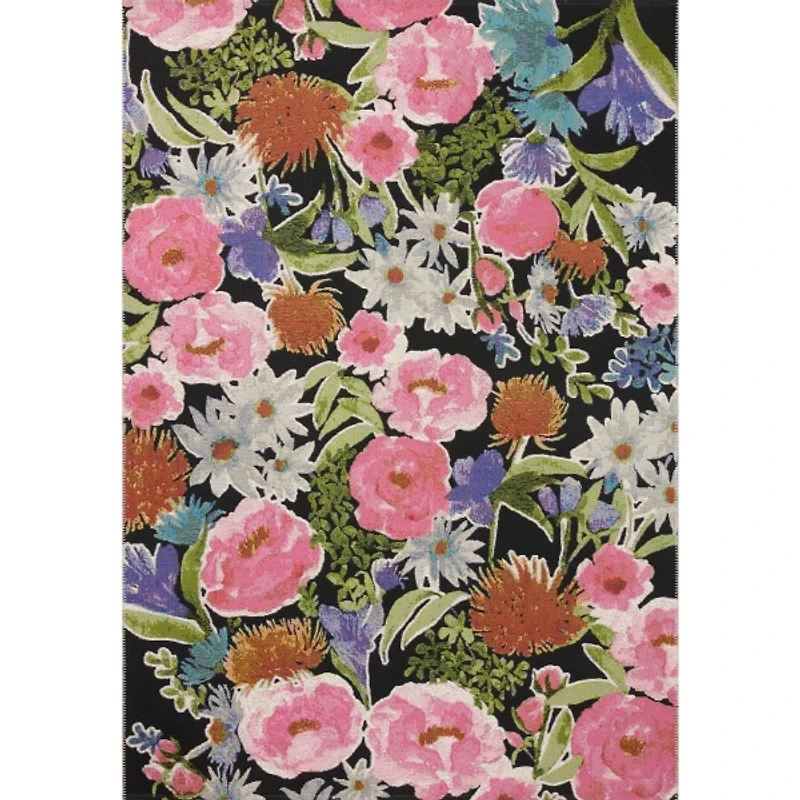 Midnight Garden Party Indoor/Outdoor Rug