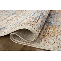 Neutral Diamond Patchwork Area Rug, 5x7