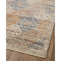 Neutral Diamond Patchwork Area Rug, 5x7