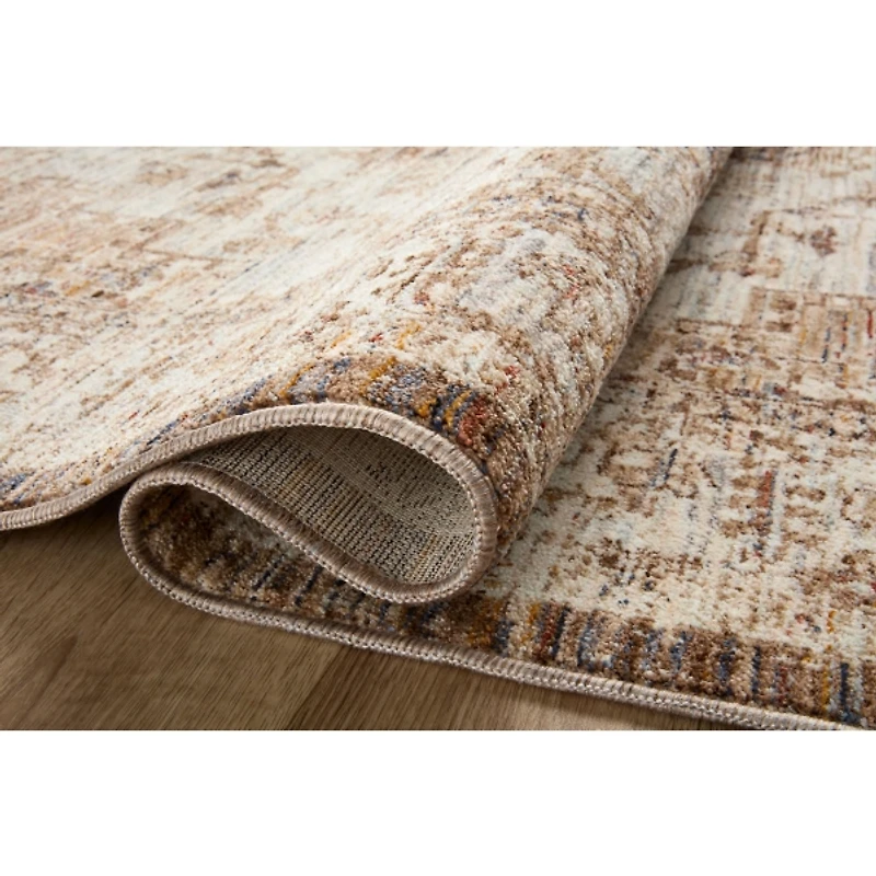 Mocha and Cream Sorrento Area Rug, 5x7